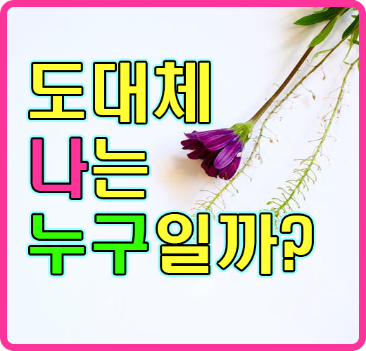 도대체 나는 누구일까?